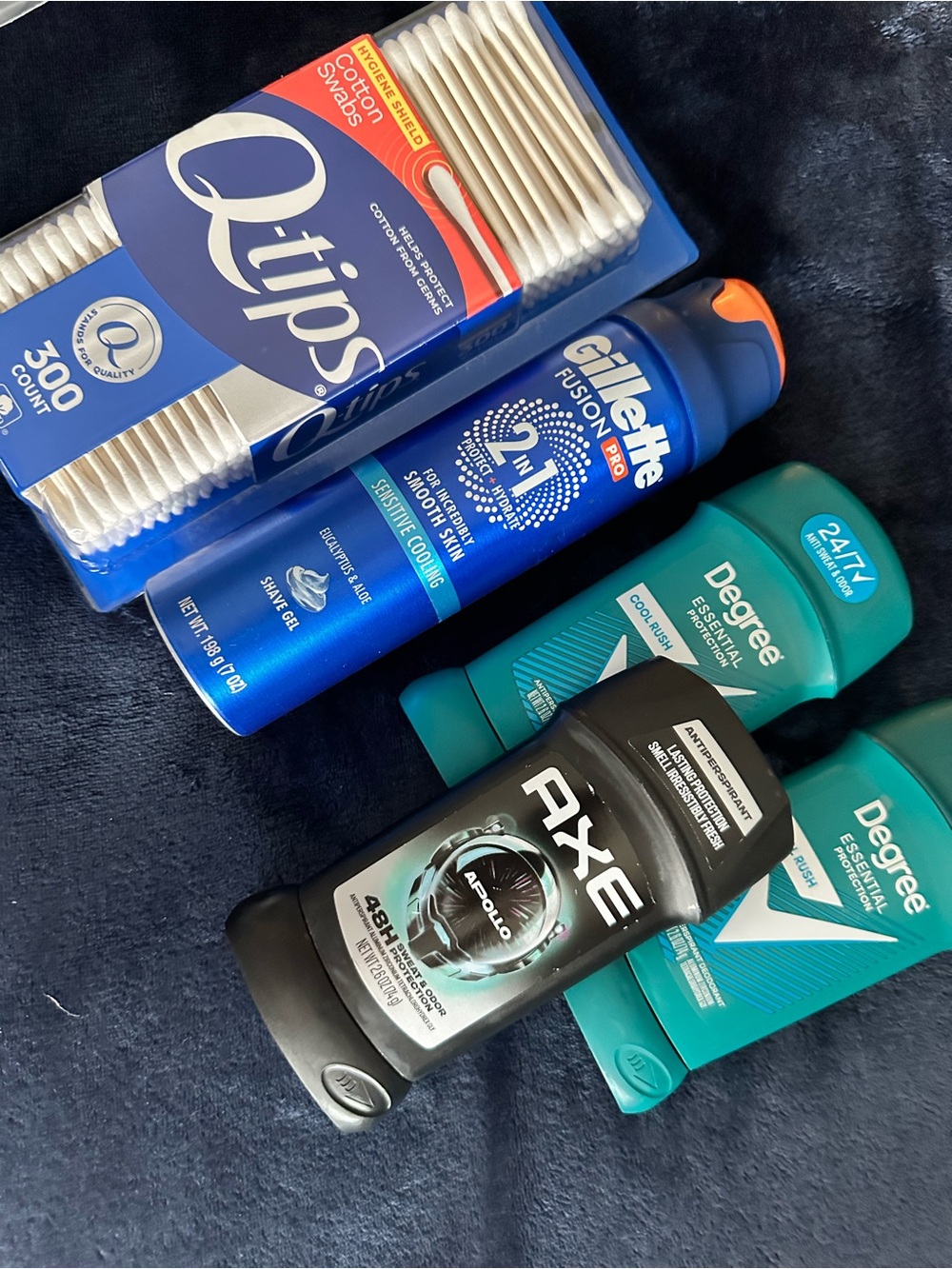 Mens Bundle Degree, QTips, Gillette & AXE Apollo Men's - ALL NEW ITEMS